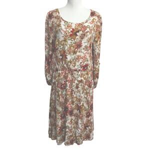 Yellowberry Women’s Size XL Dress Boho Floral Cottagecore Fairy Stretchy Peasant